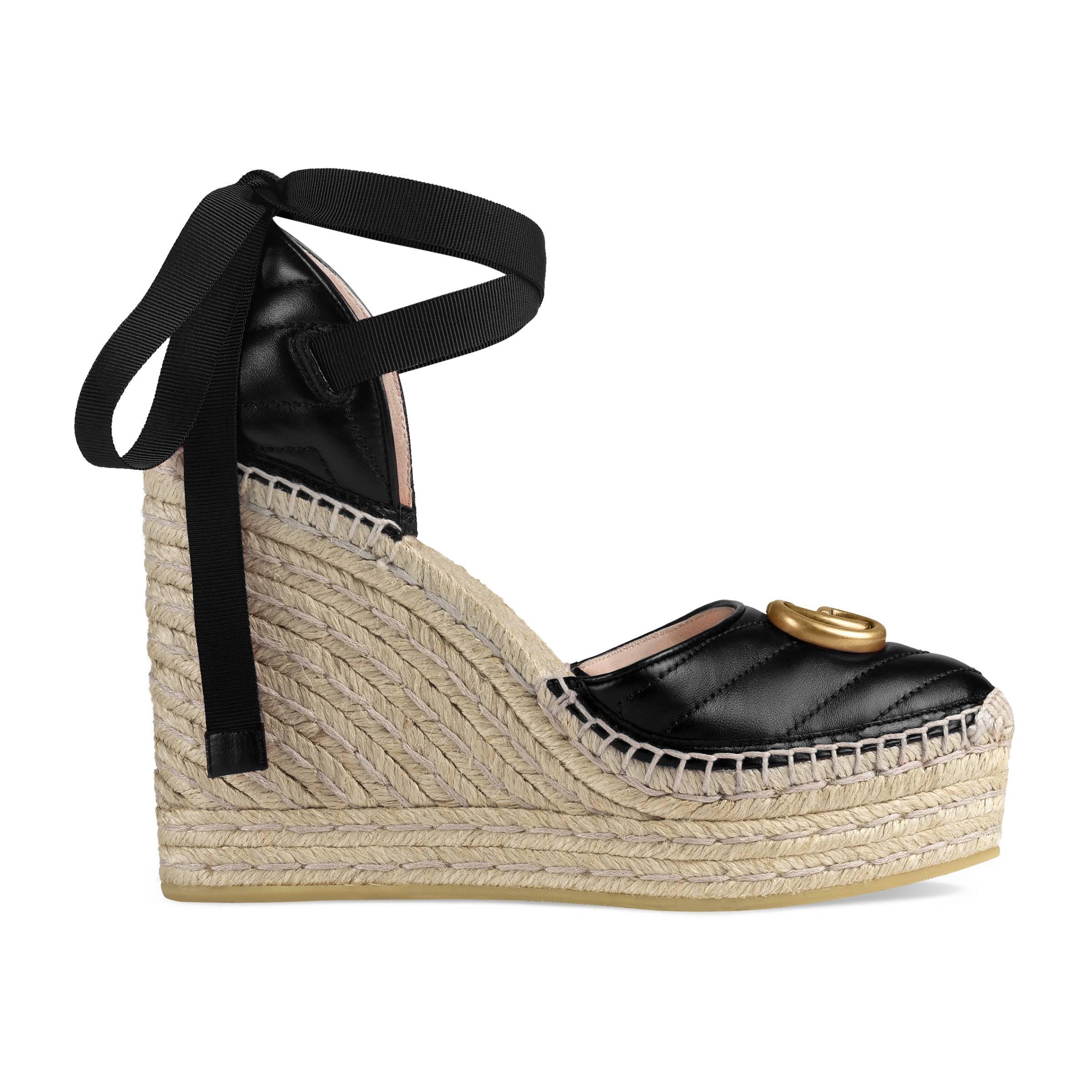 gucci espadrilles black