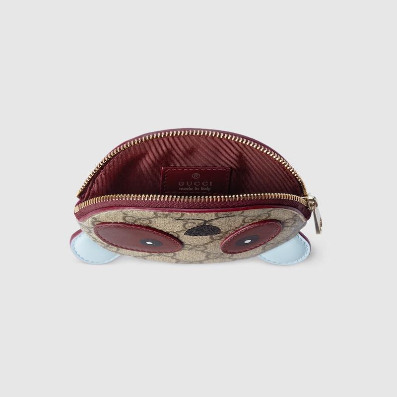 Gucci パンダ シェイプ Gg コインケース, ベージュ, オリジナルGg | Lyst