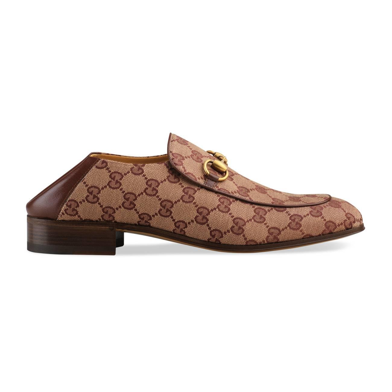 gucci loafer canvas