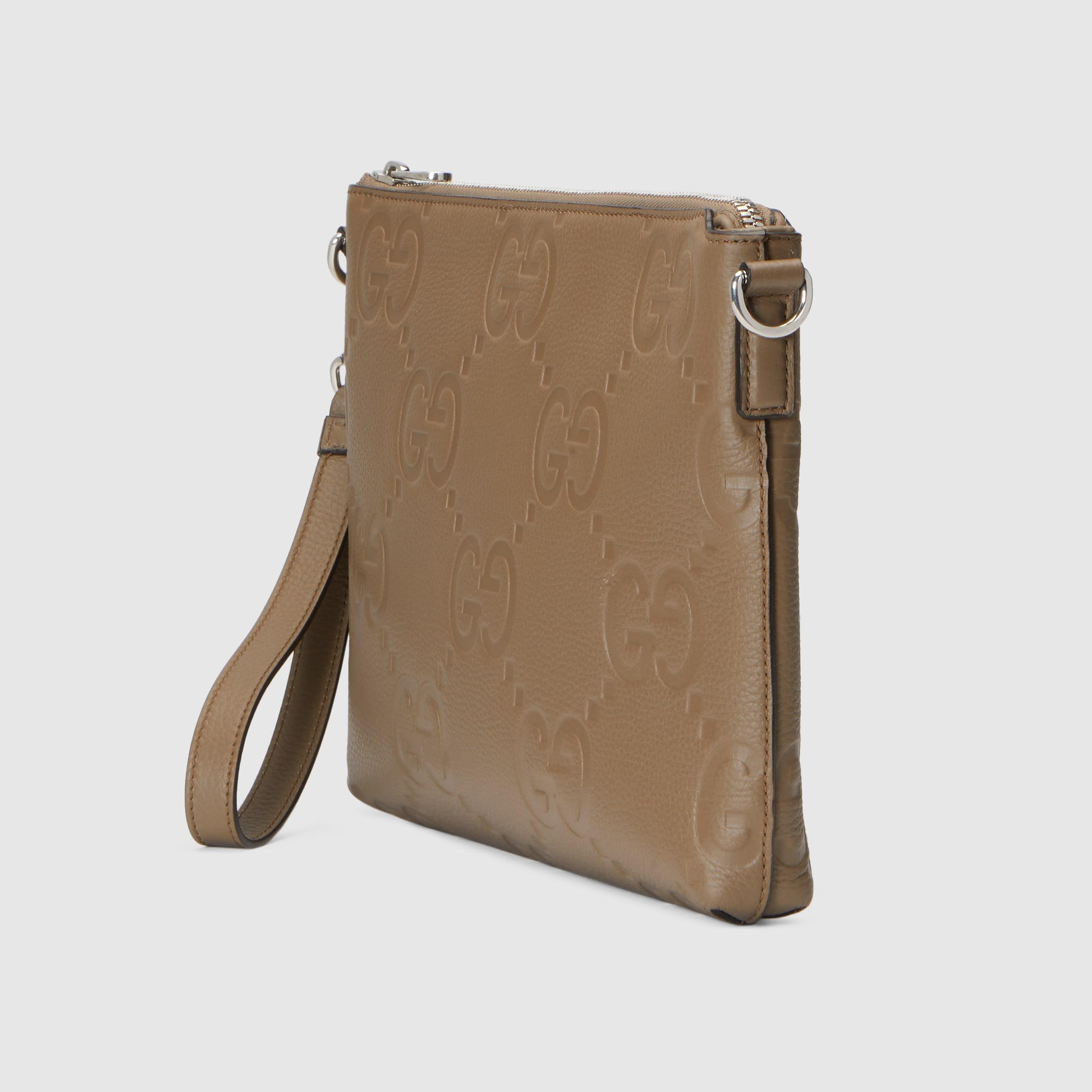 Gucci Jumbo GG Medium Messenger Bag in Natural for Men Lyst
