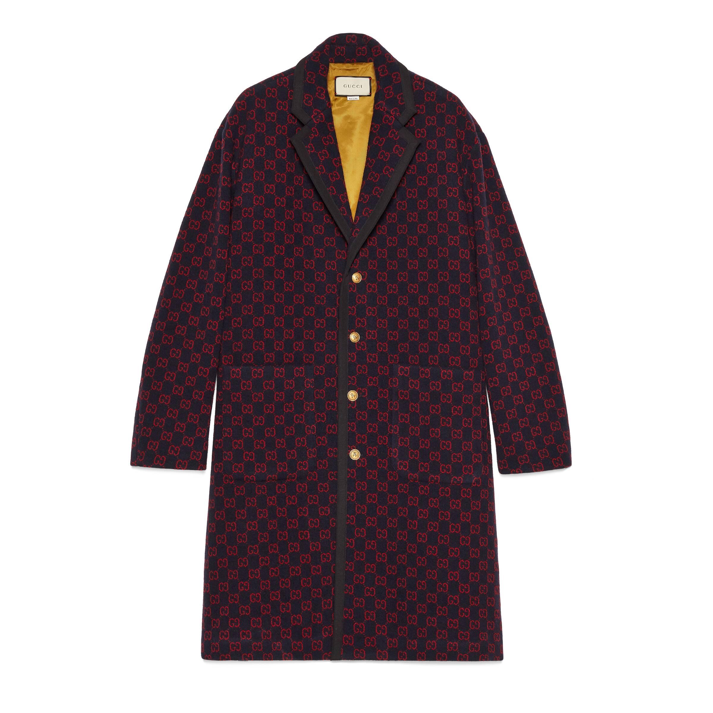 gucci wool coat mens