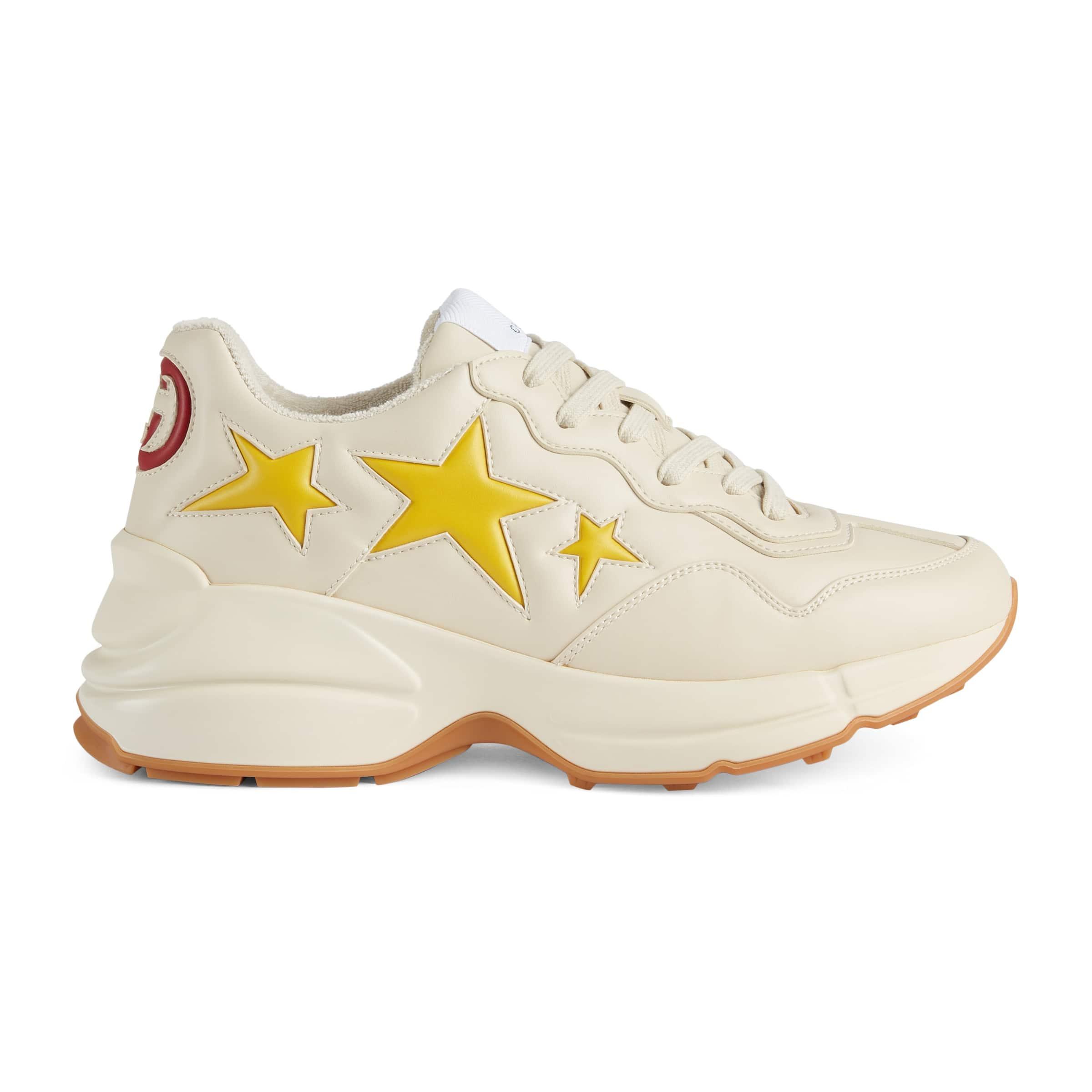 Rhyton Sneaker With Stars in White | Lyst