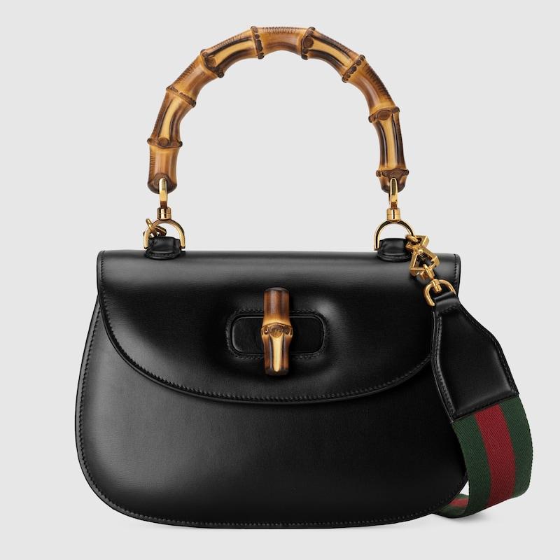 Gucci レディース 〔グッチ バンブー 1947〕ミディアム トップハンドル 