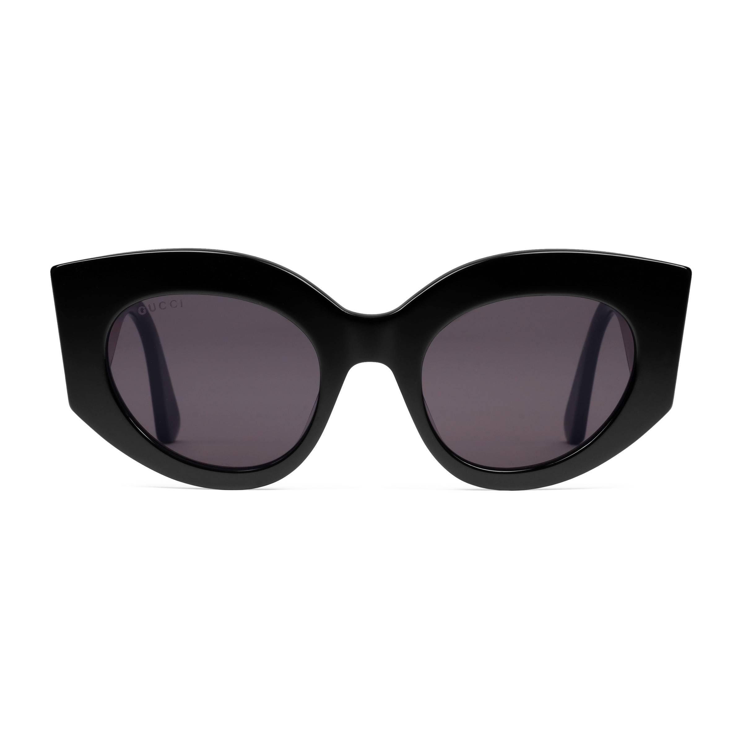 gucci acetate cat eye sunglasses