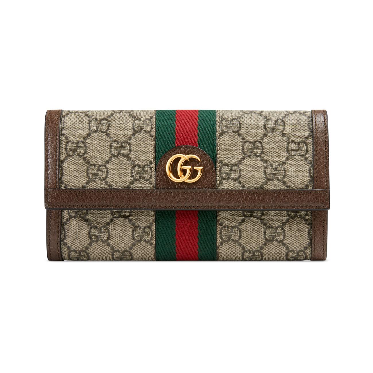 Gucci Canvas Ophidia GG Continental 