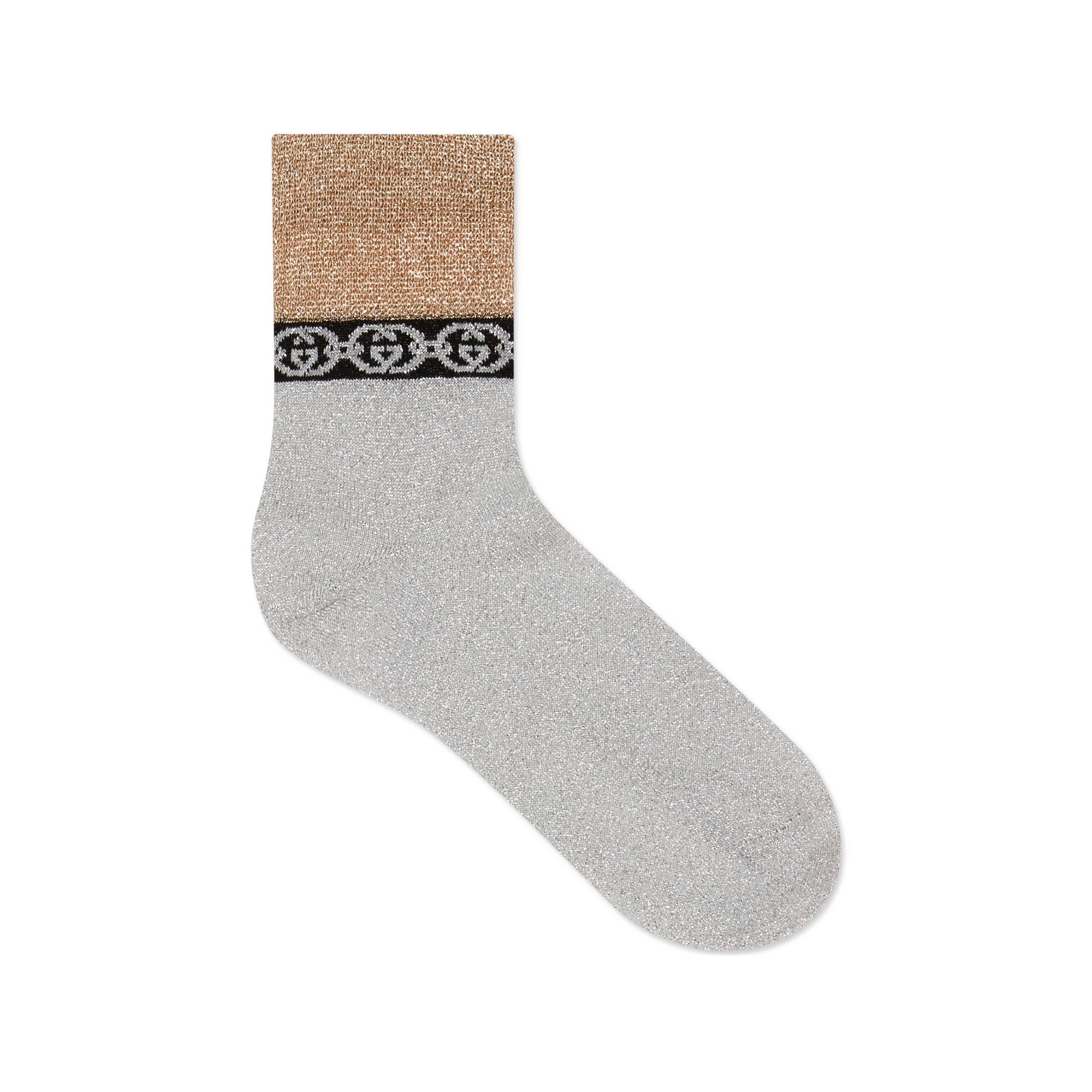 interlocking g cotton socks