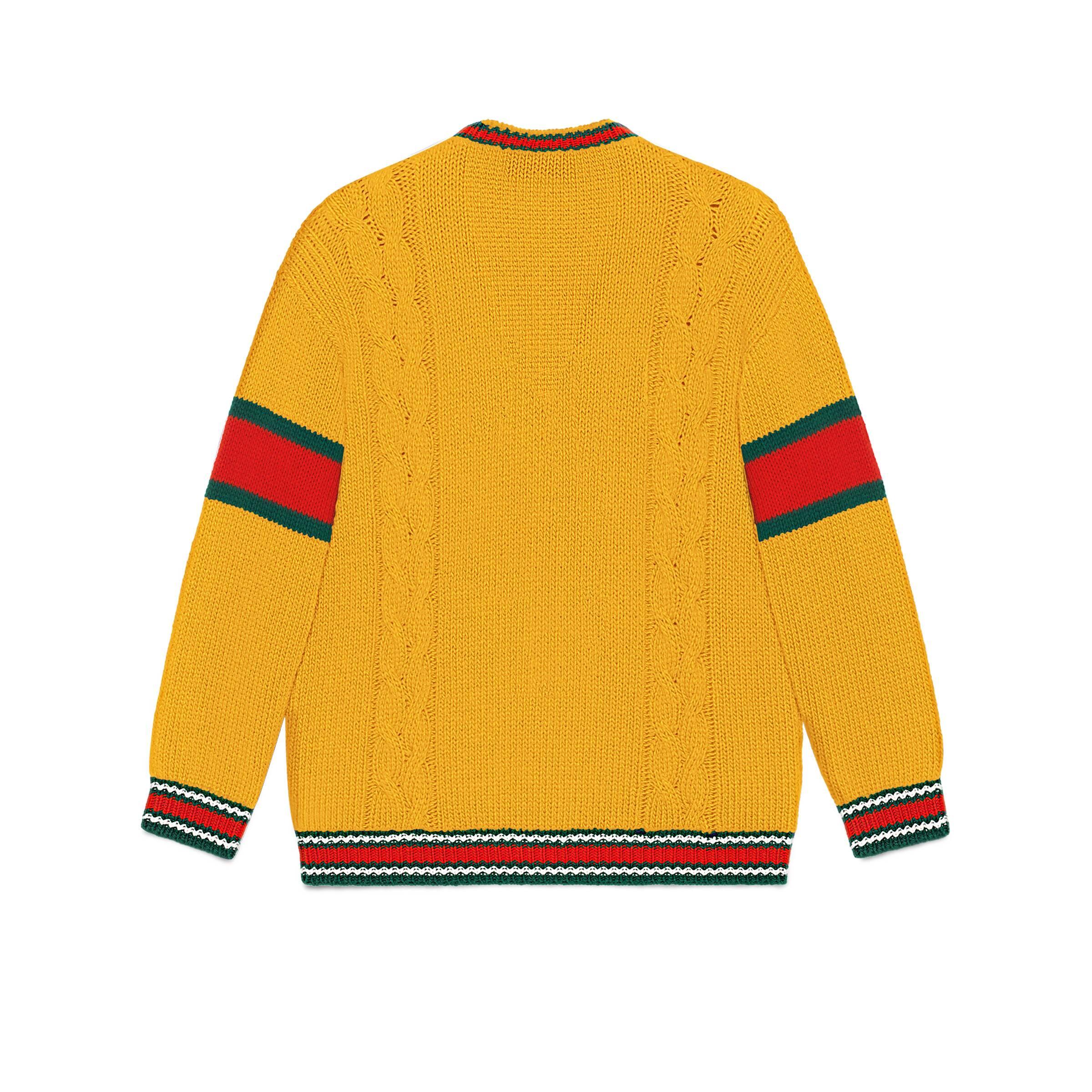 Gucci Diy Unisex Wool Sweater in Yellow - Lyst