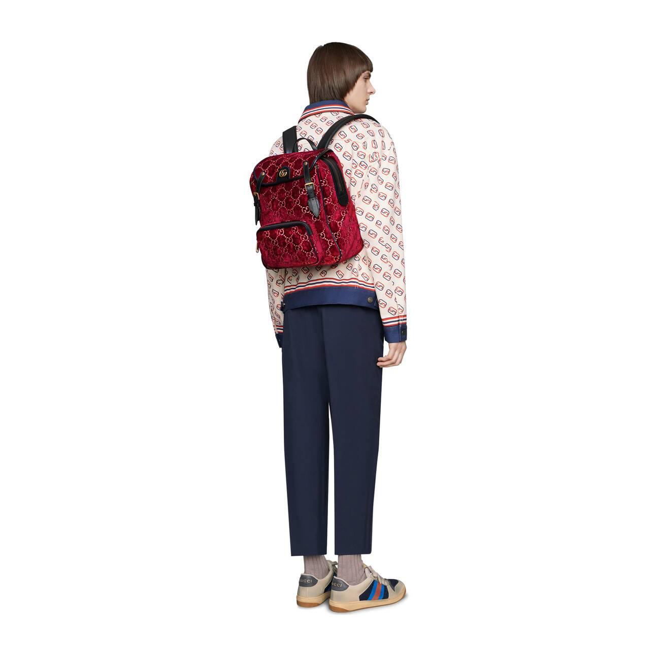 gucci backpack velvet