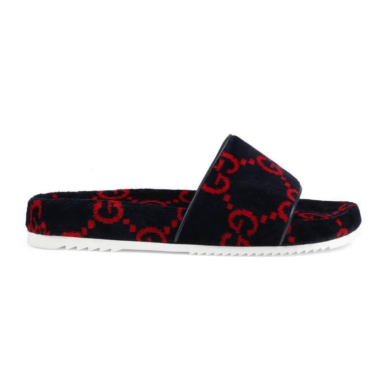 gucci slides with red snake