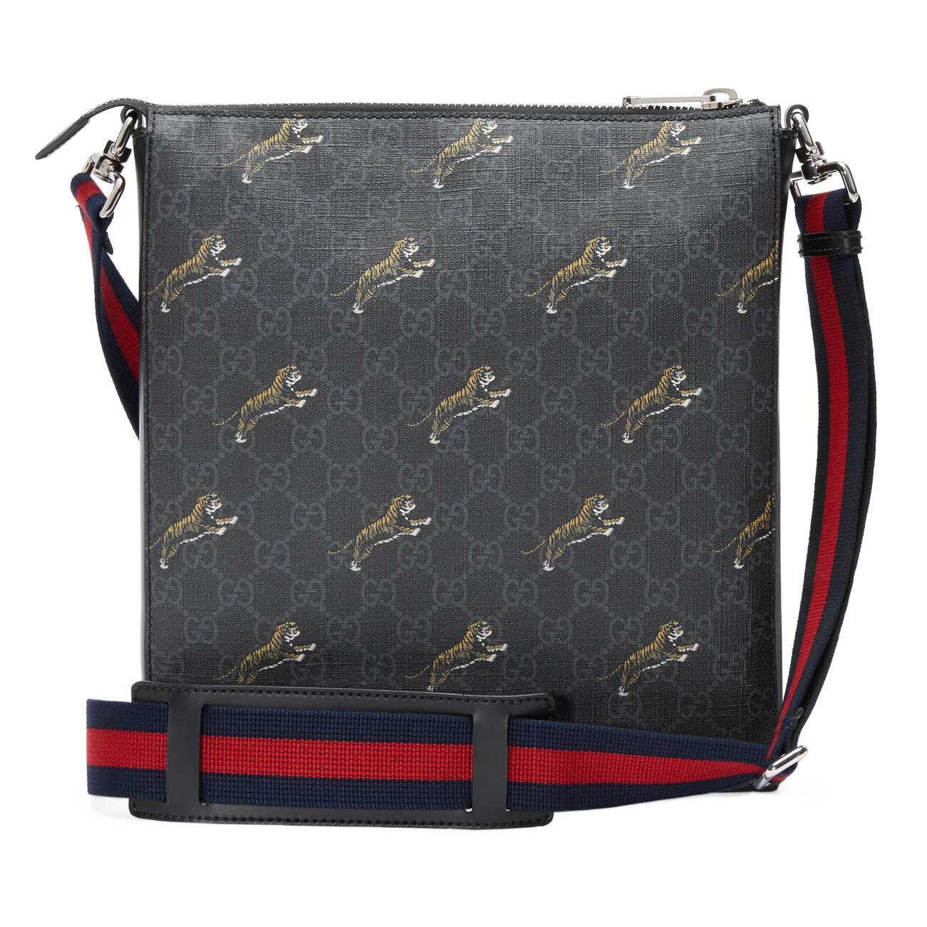 Parametre fast Stipendium Gucci Bestiary Messenger With Tigers for Men | Lyst
