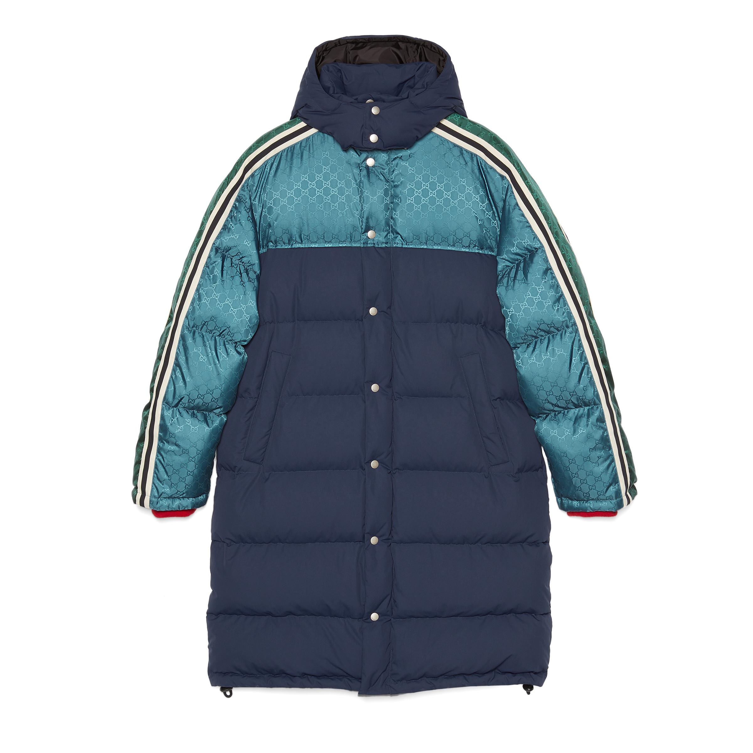 gucci jacquard nylon jacket