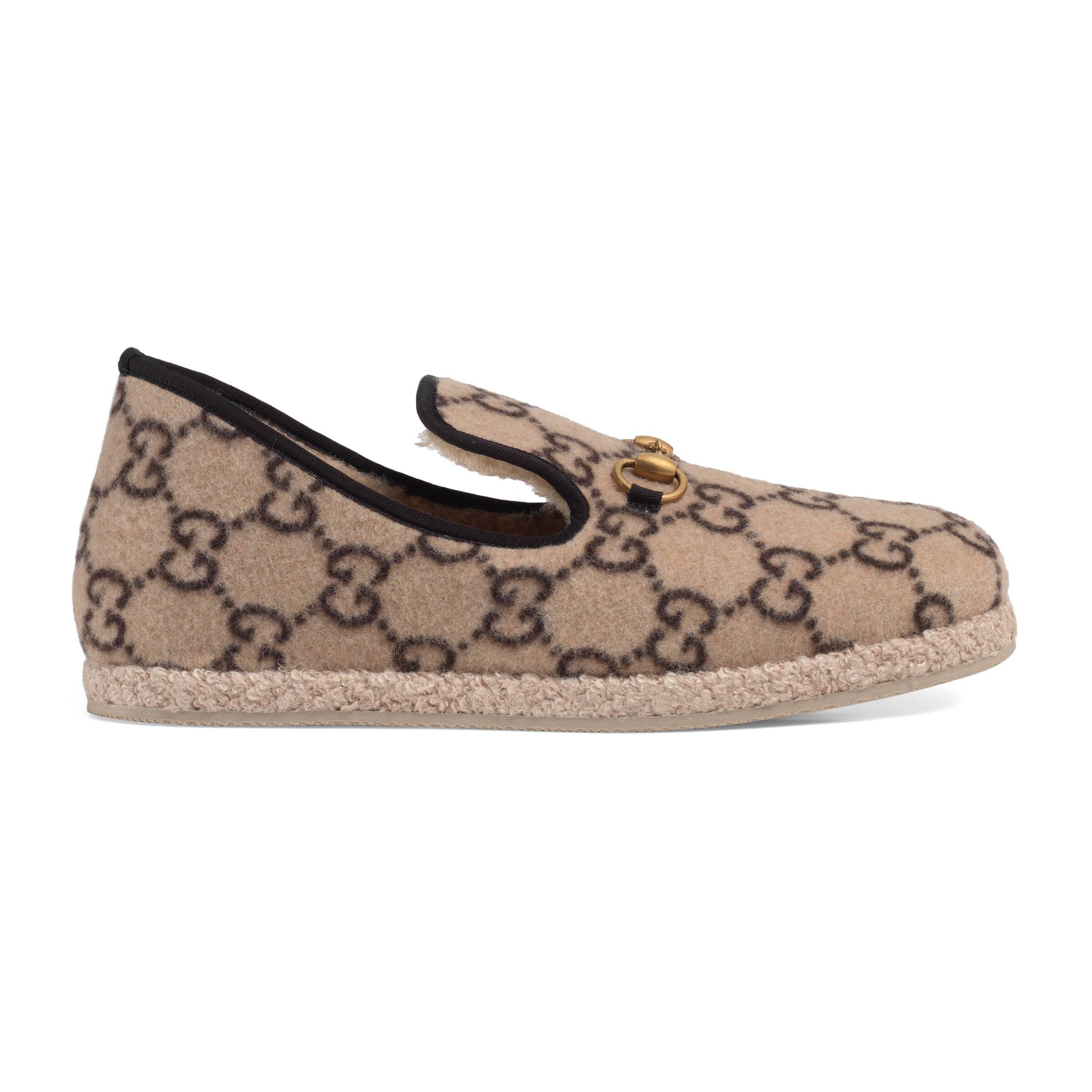 gucci wool loafers