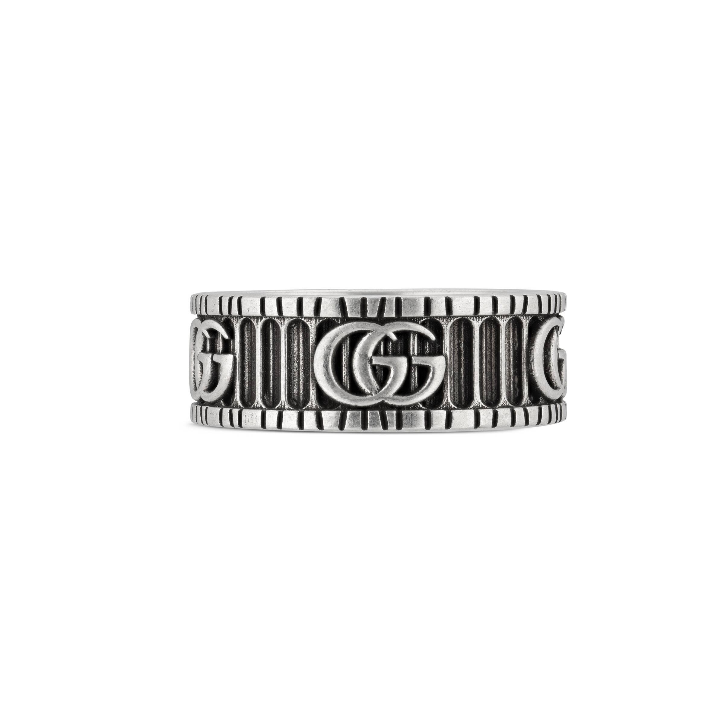 Gucci Ring With Double G for Men - Lyst