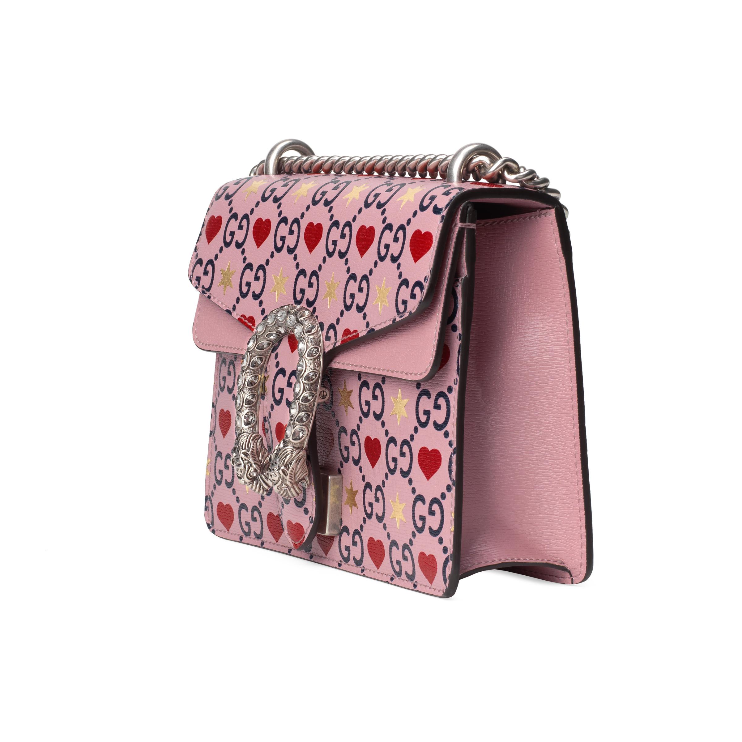 Gucci Valentine's Day Exclusive Dionysus Mini Bag in Pink | Lyst