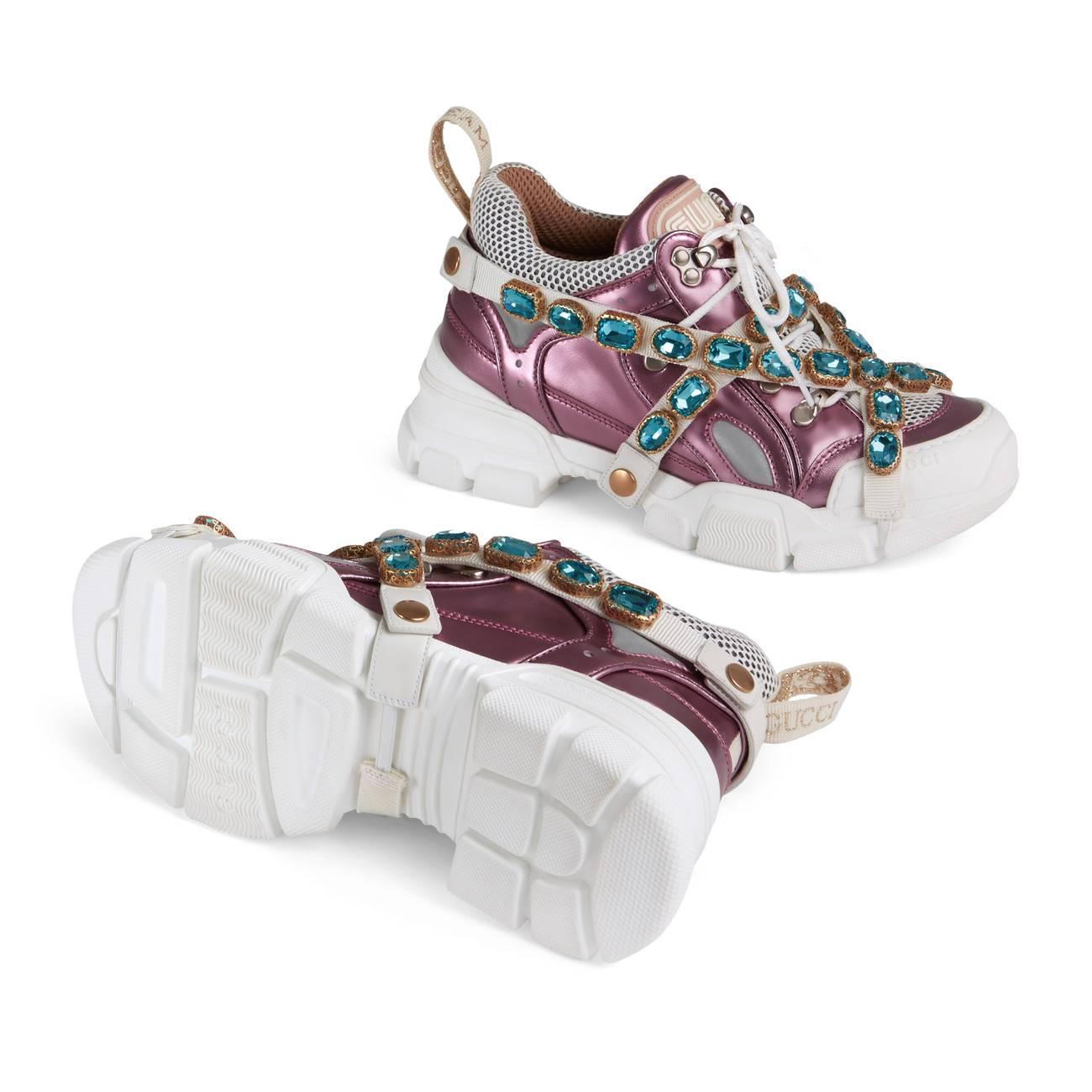 gucci flashtrek removable crystals