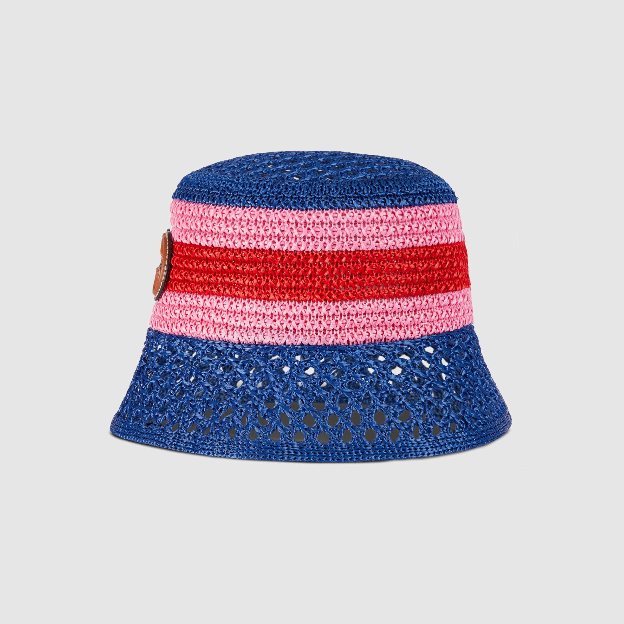 Gucci Women's GG Cotton Crochet Bucket Hat