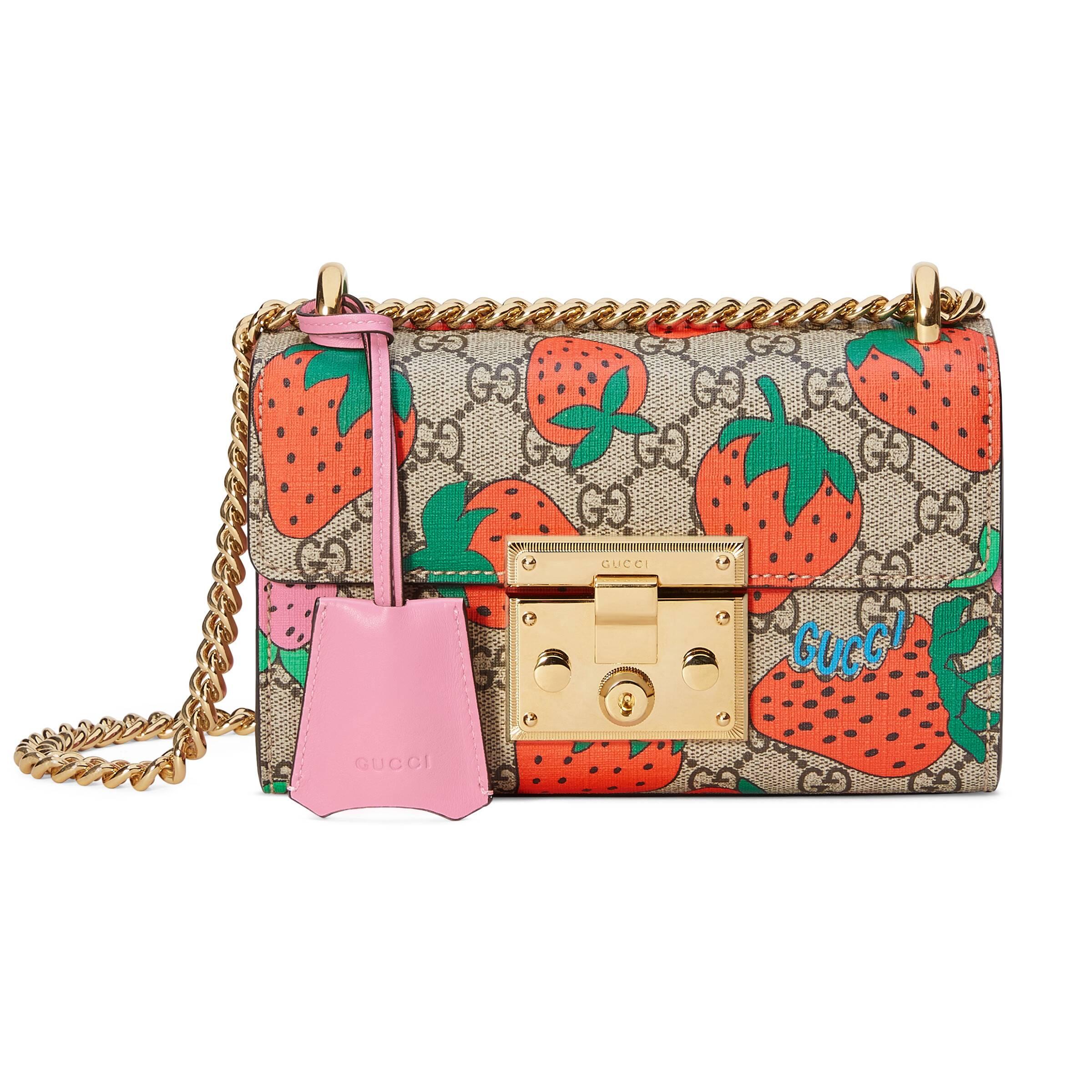 gucci fraise sacoche