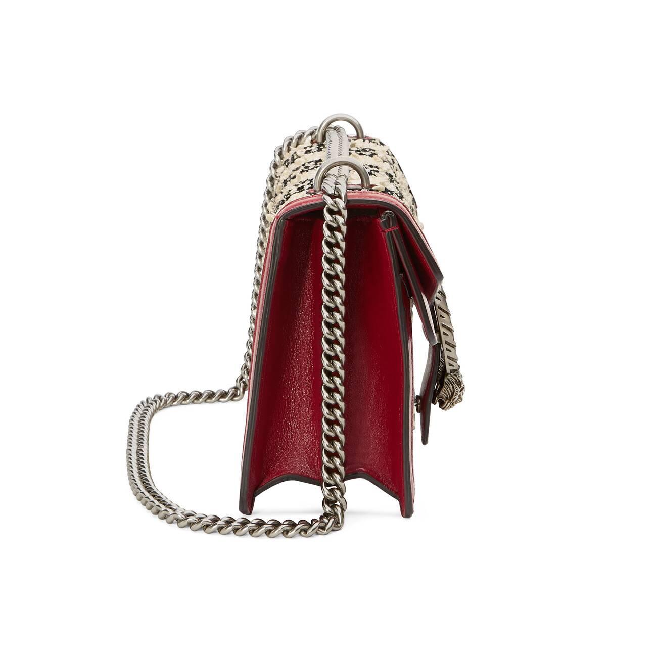 dionysus gg tweed small shoulder bag