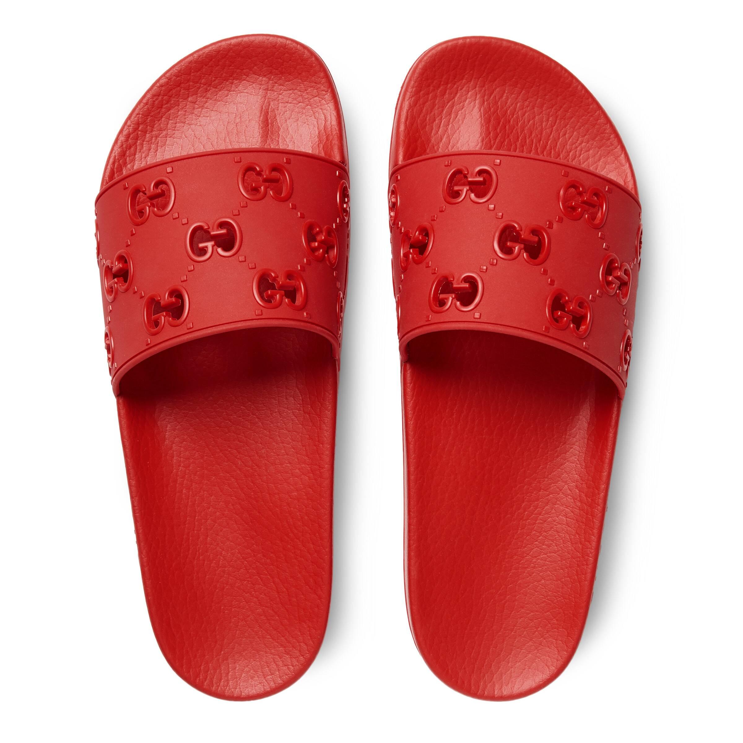 gucci men's gg pursuit slide sandals