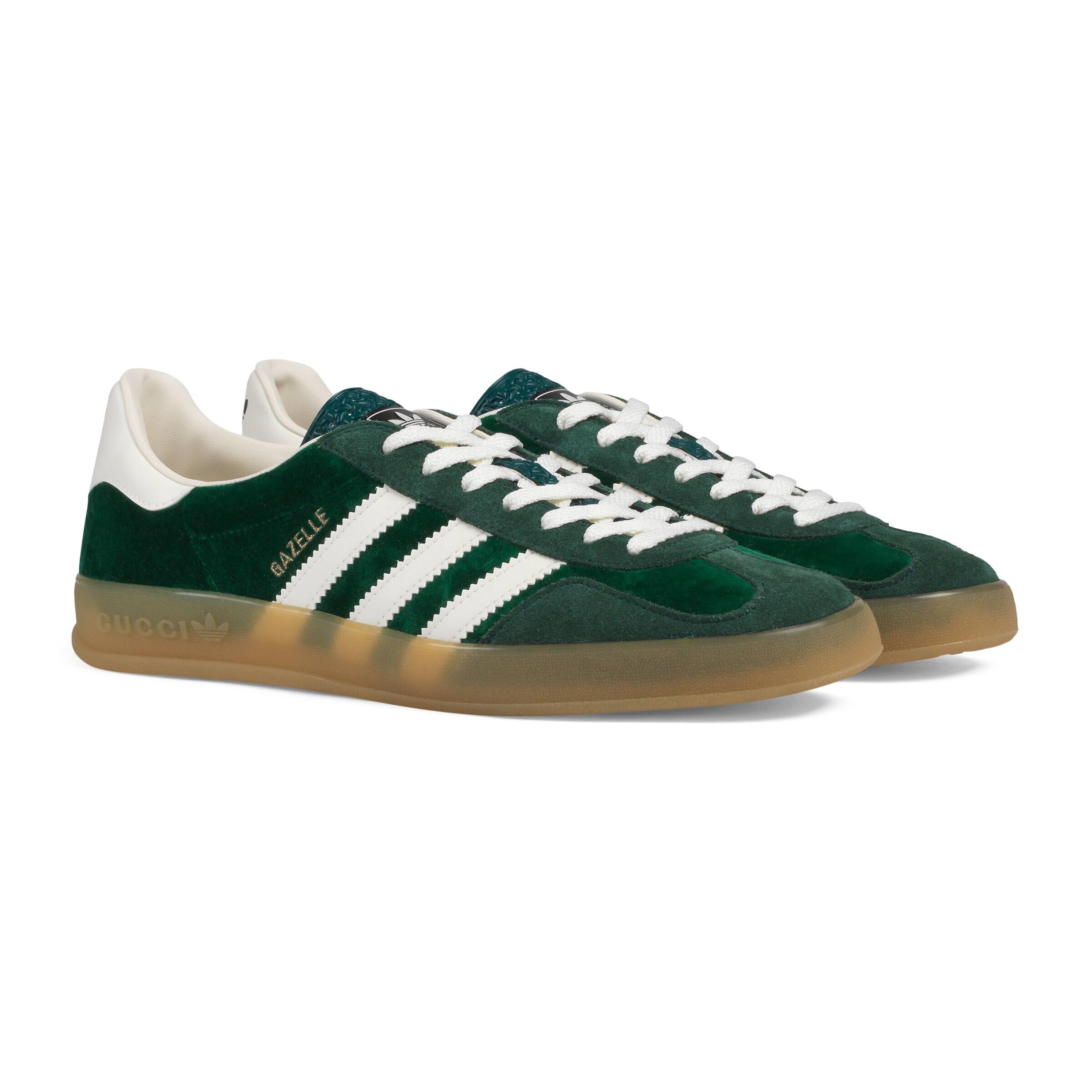 Sneaker Gazelle adidas x da Uomo di Gucci in Verde | Lyst