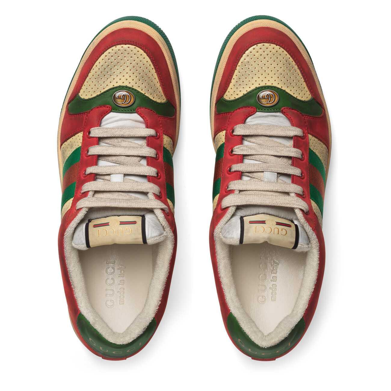 gucci screener leather sneaker