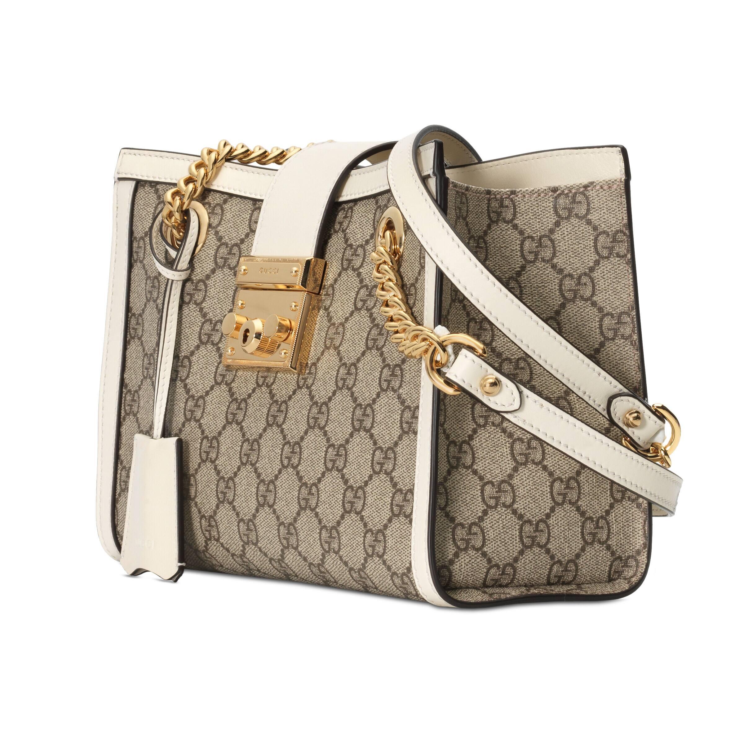 padlock gg medium shoulder bag