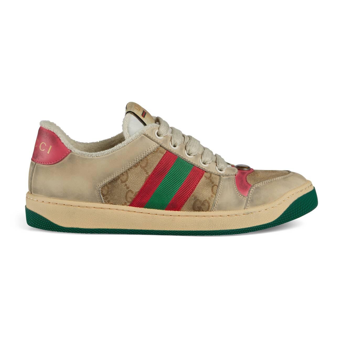 gucci women's screener leather sneaker