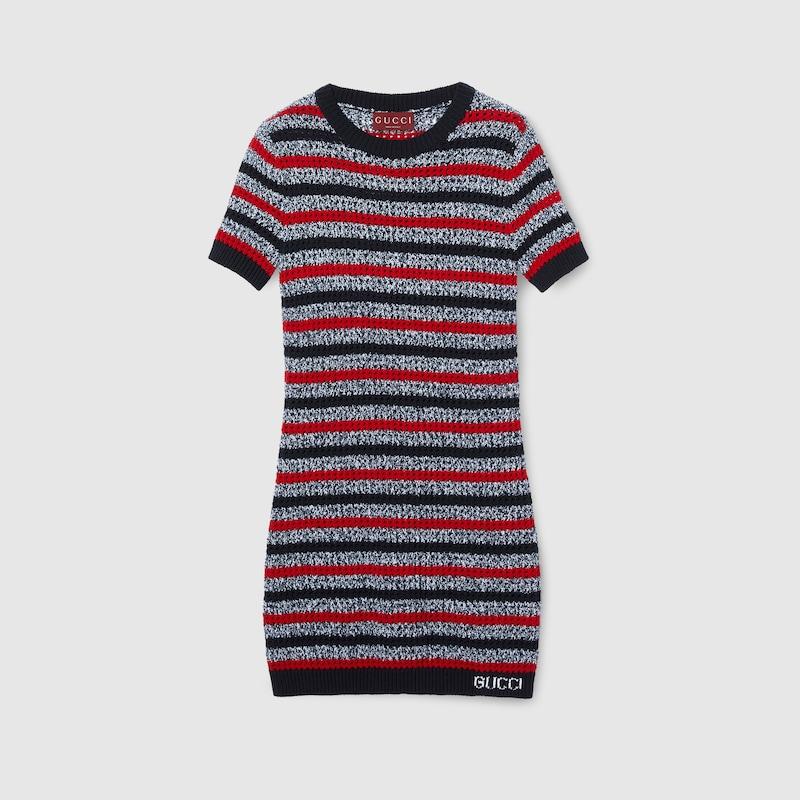 GUCCI ラメ ワンピース GUCCI グッチ ワンピース 19AW GGイングリッシュ エンブロイ