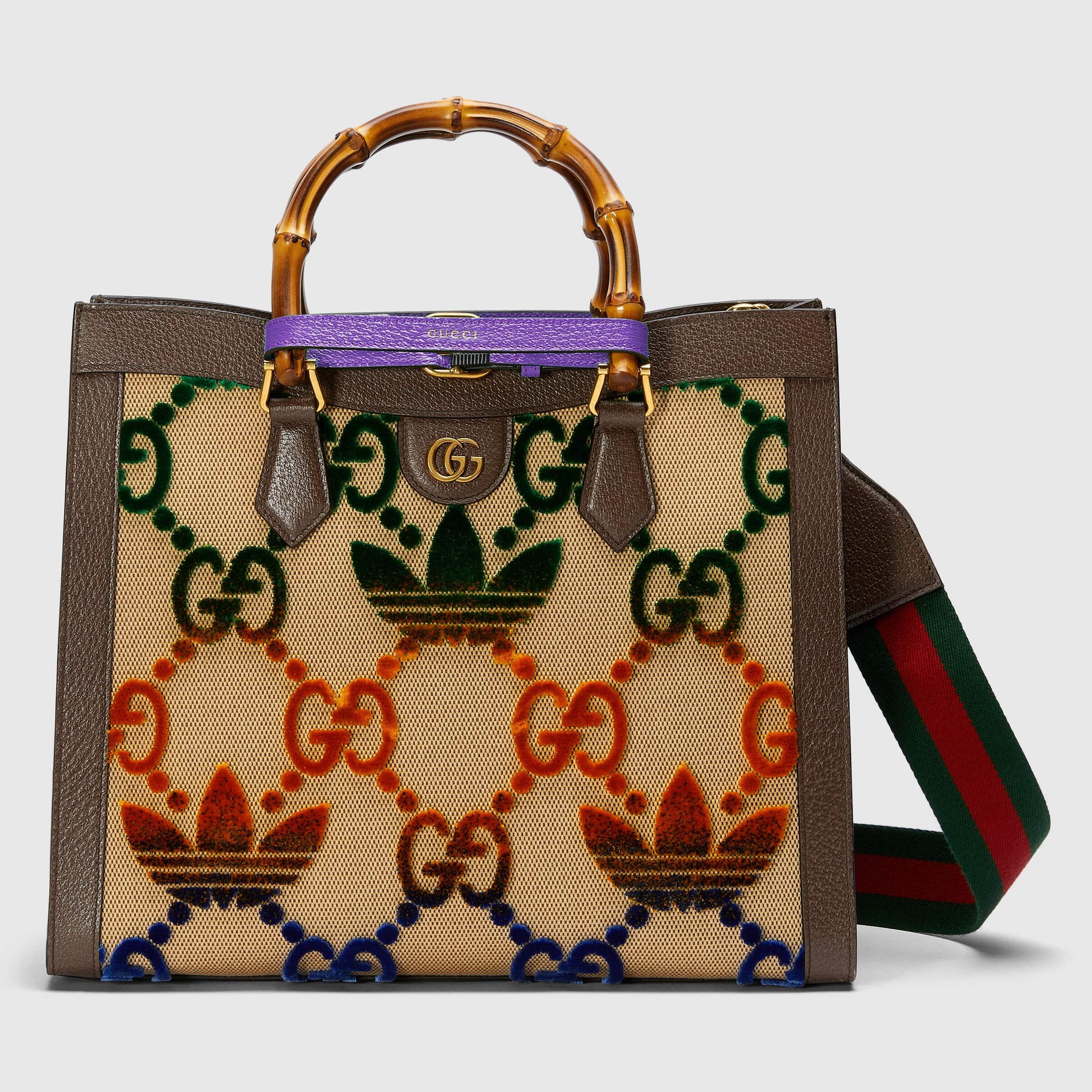Gucci Diana medium tote bag in Brown Leather