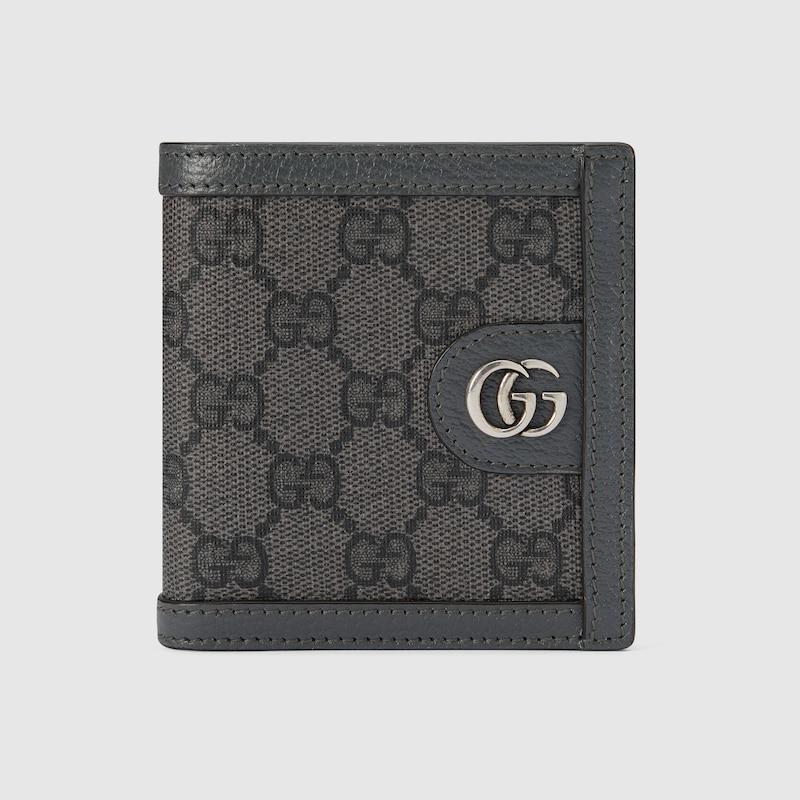 Gucci メンズ 〔オフィディア〕二つ折り ウォレット, グレー, Gg 