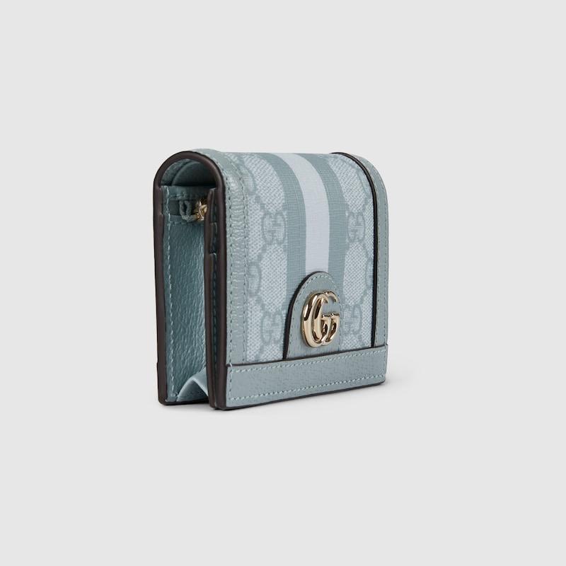 Gucci Ophidia Card Case Wallet in Blue Lyst UK