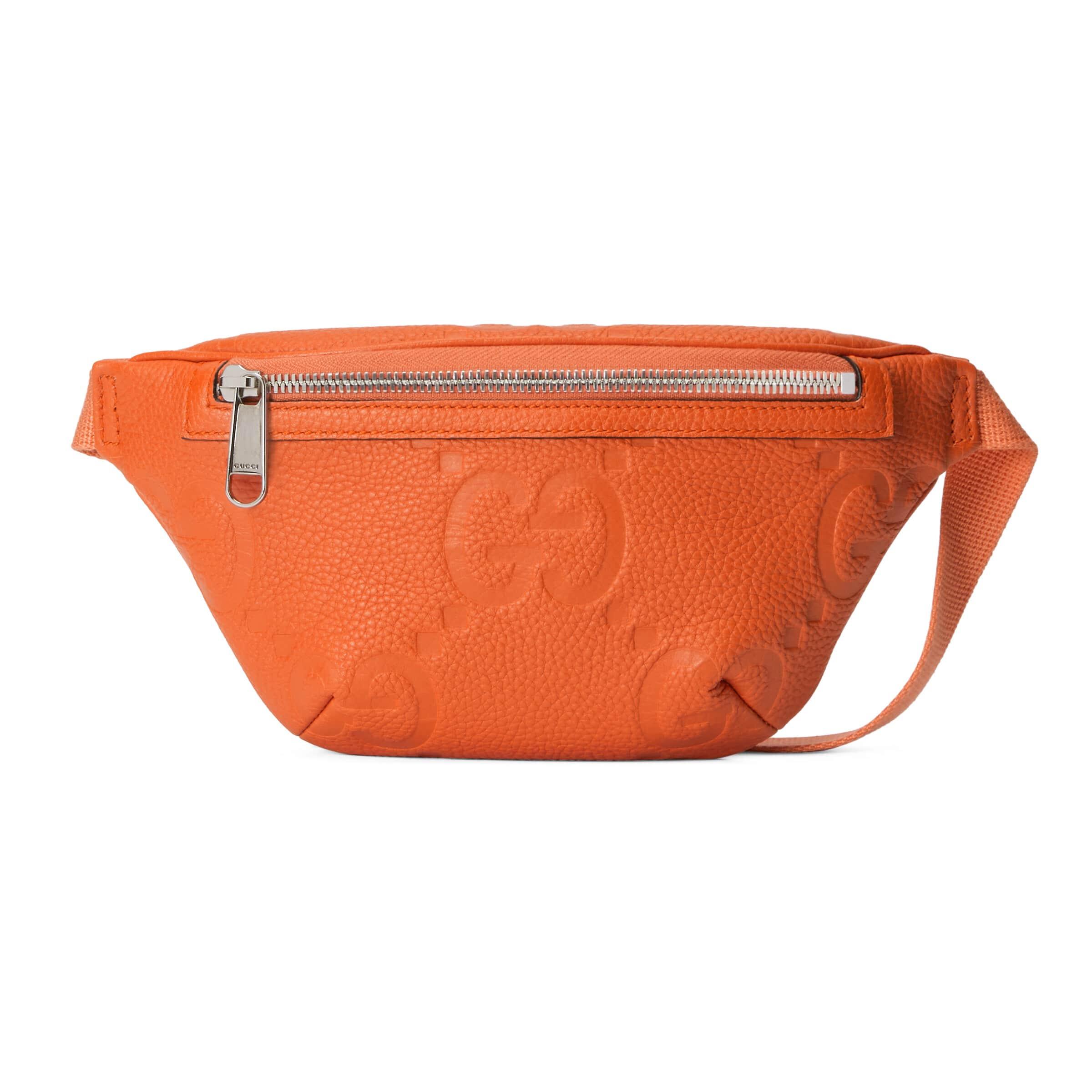 Gucci Jumbo GG Small Belt Bag in Orange for Men Lyst