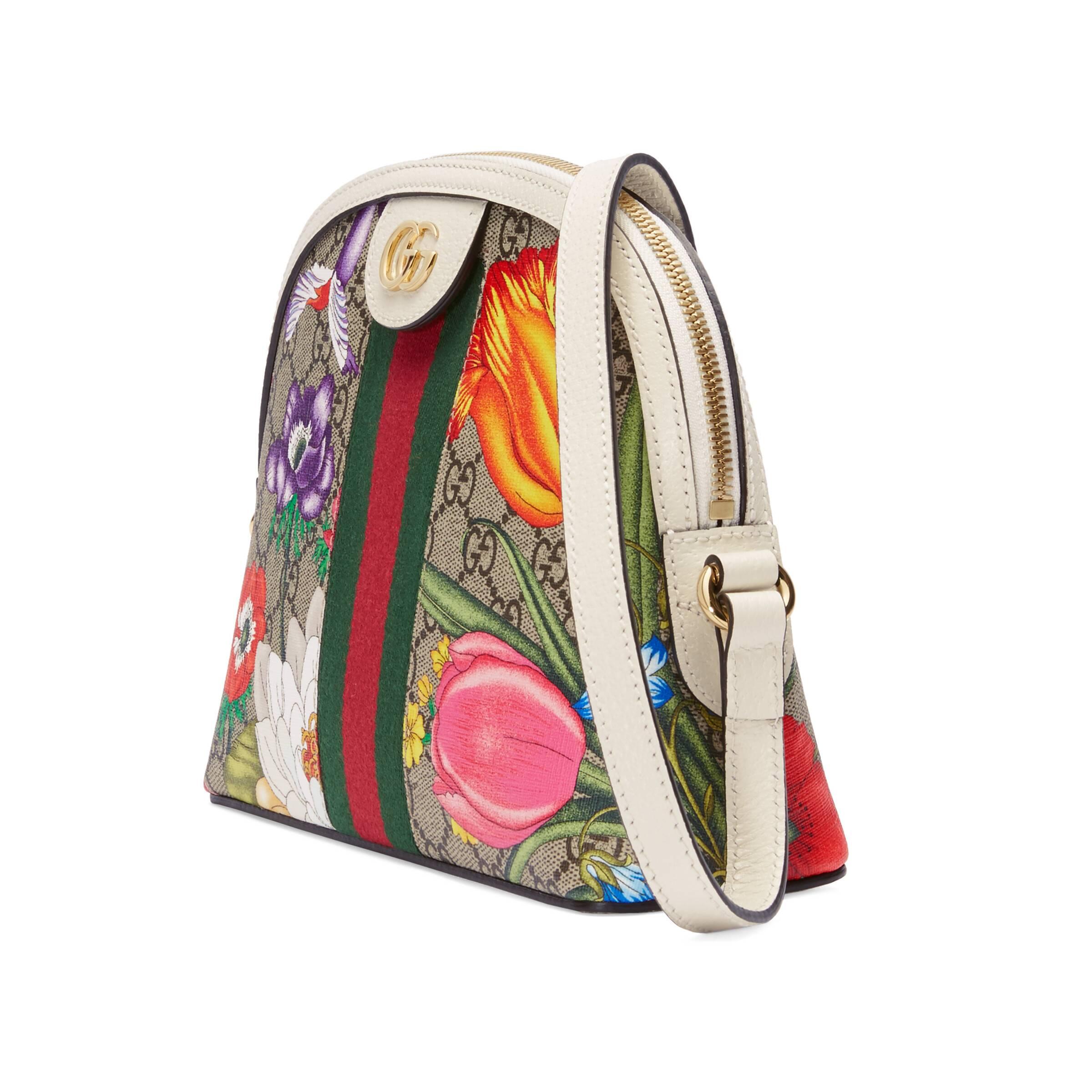 gucciladies ophidia gg flora shoulder bolsa