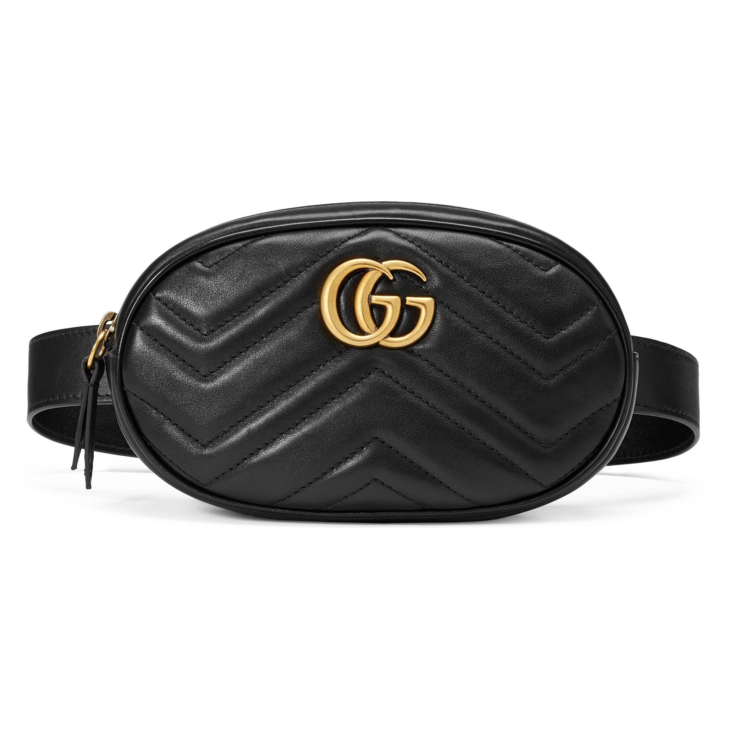 GUCCI GG MARMONT MATELASSE BELT BAG — LSC INC