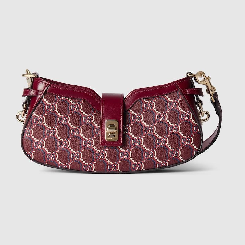 Gucci Moon Side Mini Shoulder Bag in Red | Lyst