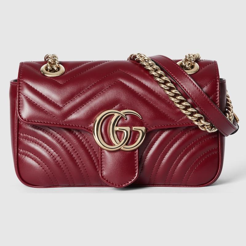 Gg marmont mini leather crossbody bag hotsell