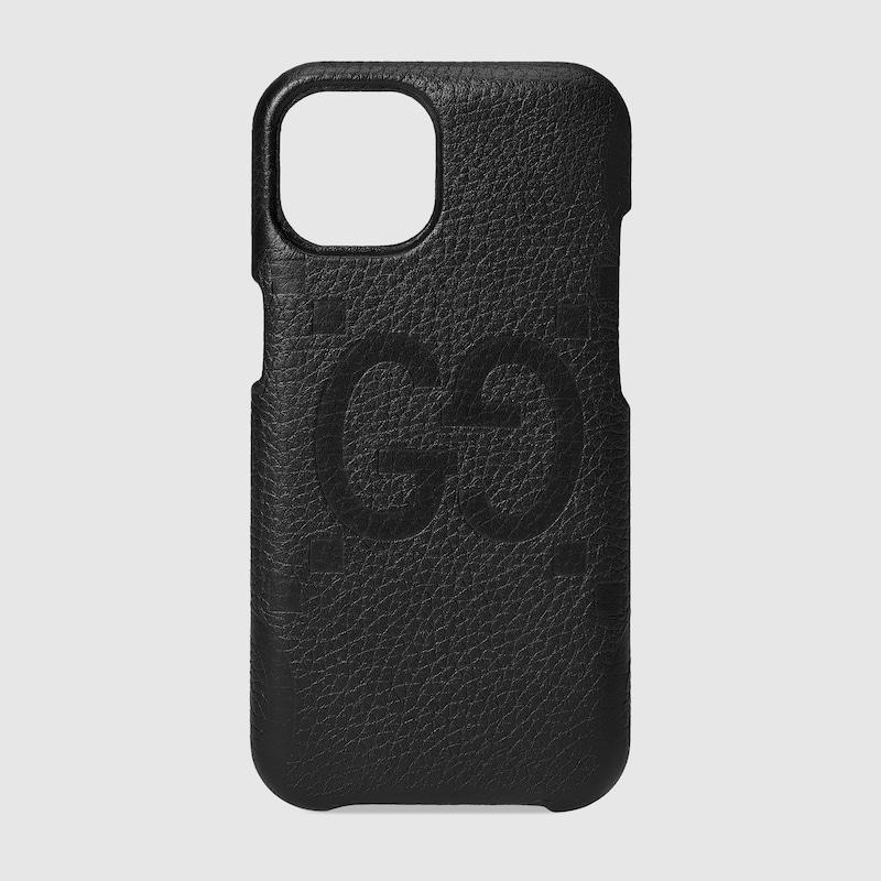 gucci-Black-Jumbo-GG-Iphone-15