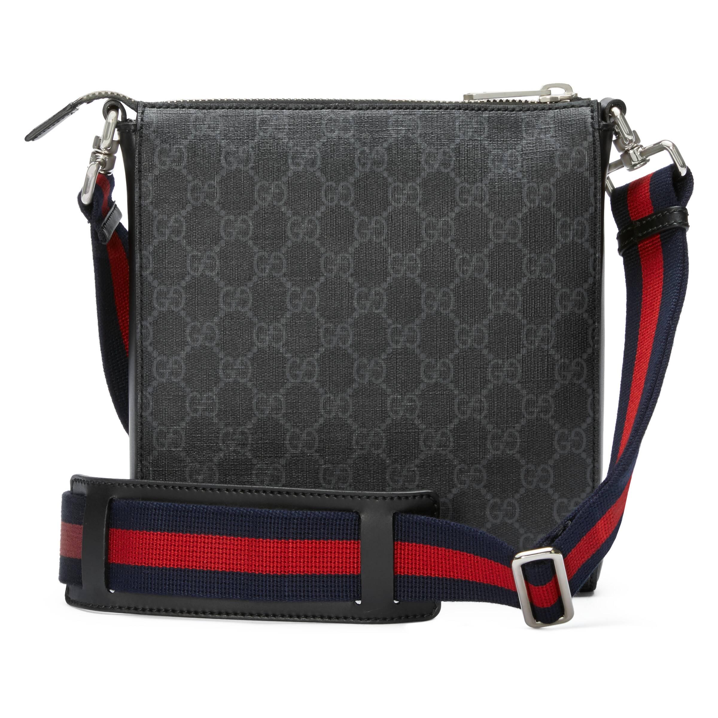 gucci night courrier gg supreme messenger bag