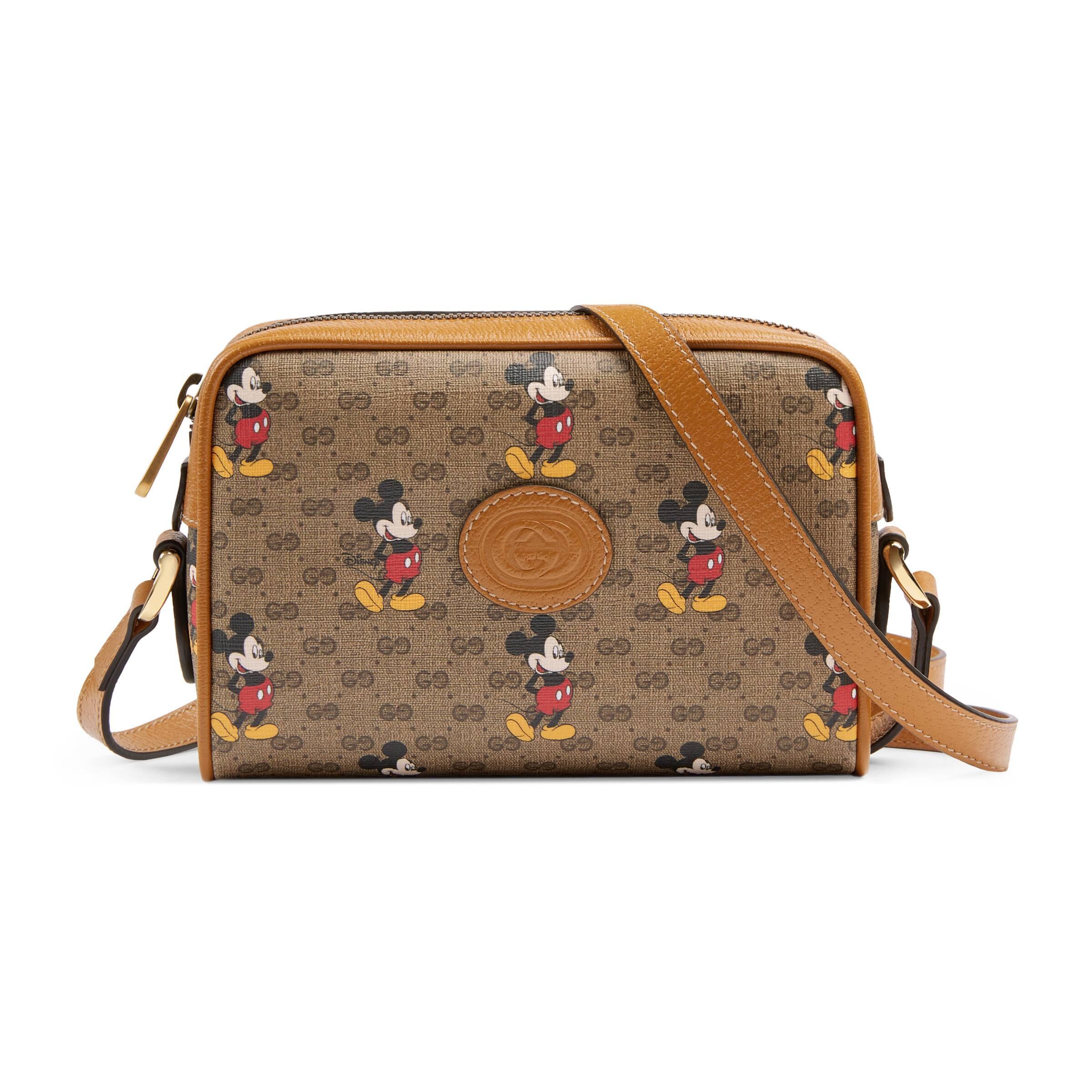 Express Be satisfied Afford Gucci Disney X Shoulder Bag in Natural | Lyst