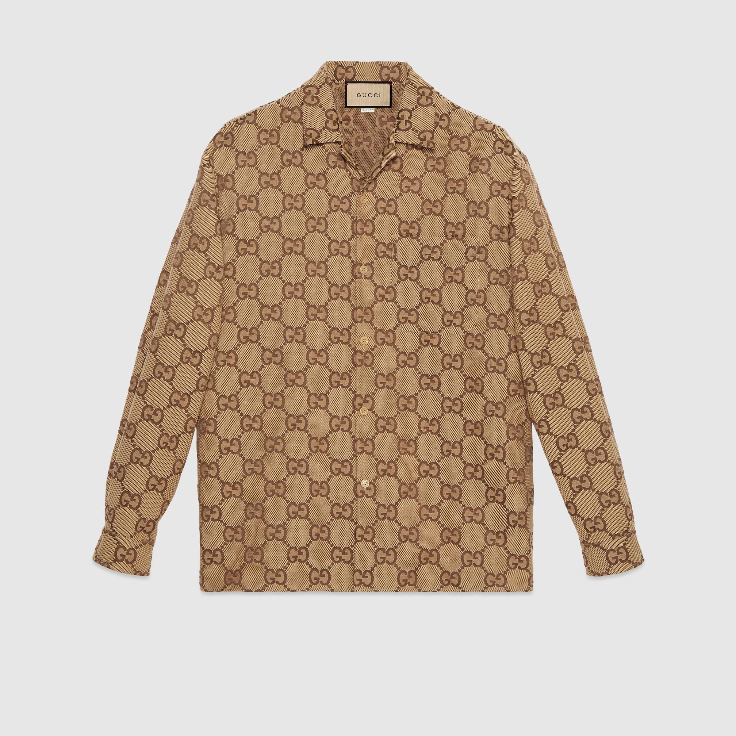 Gucci Maxi GG Monogram Polo Shirt - Farfetch