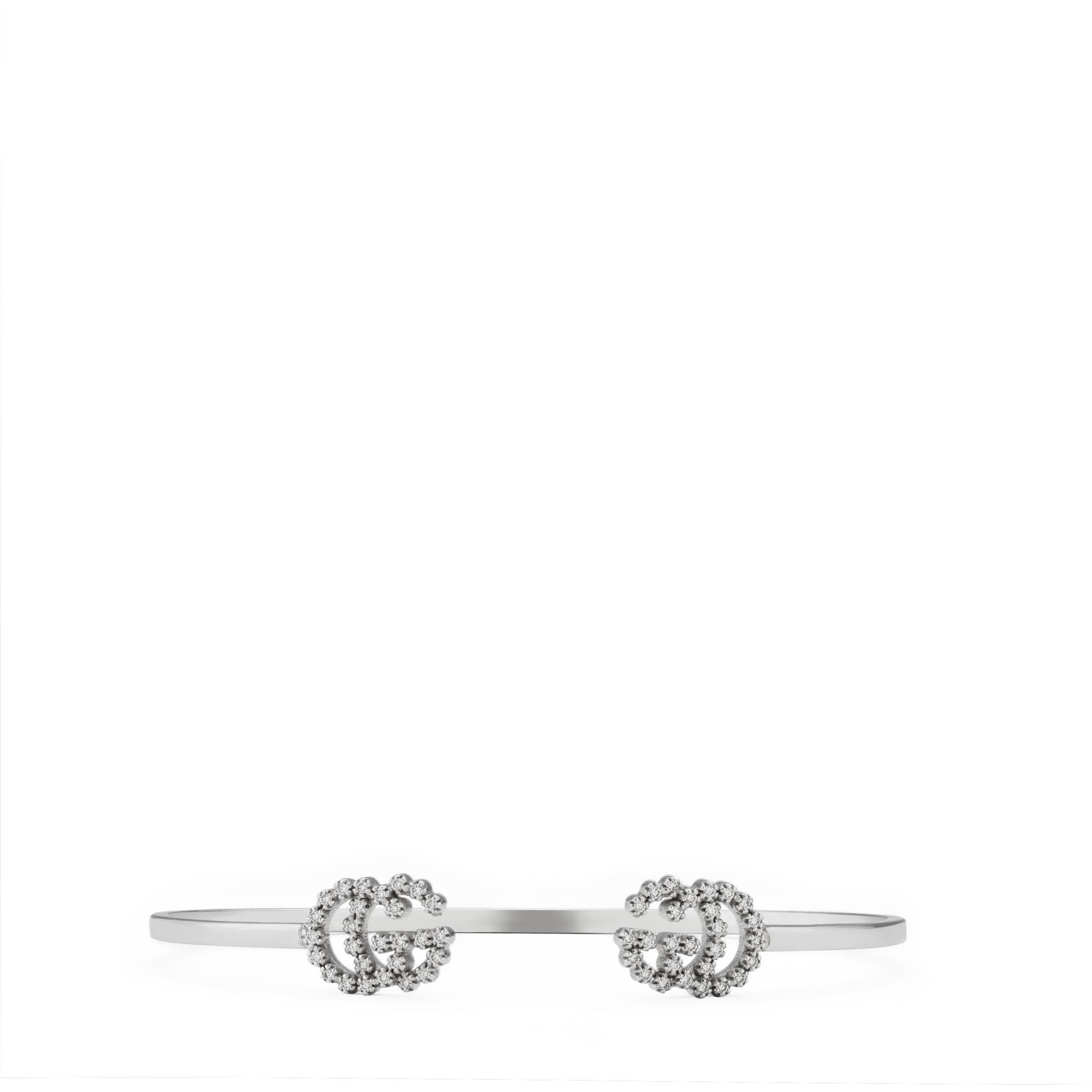 white gold gucci bracelet