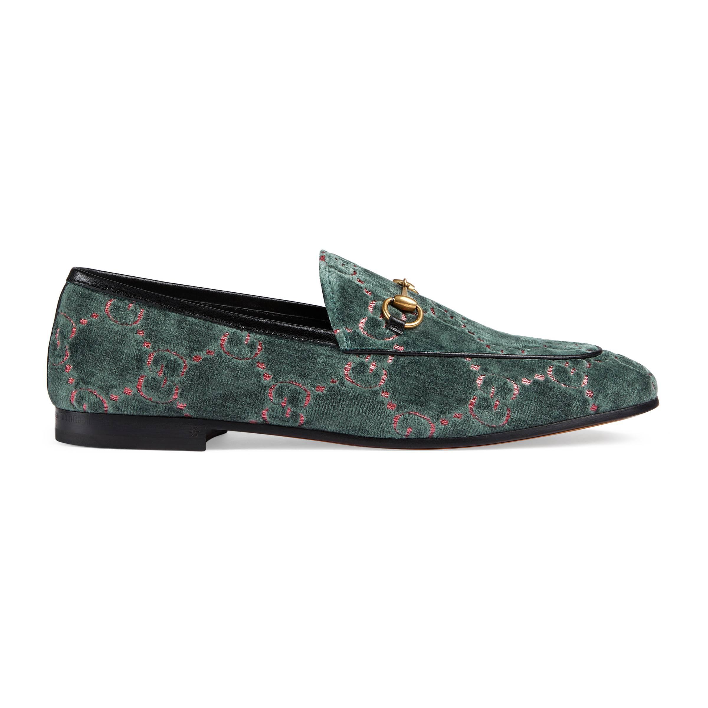 gucci loafers blue