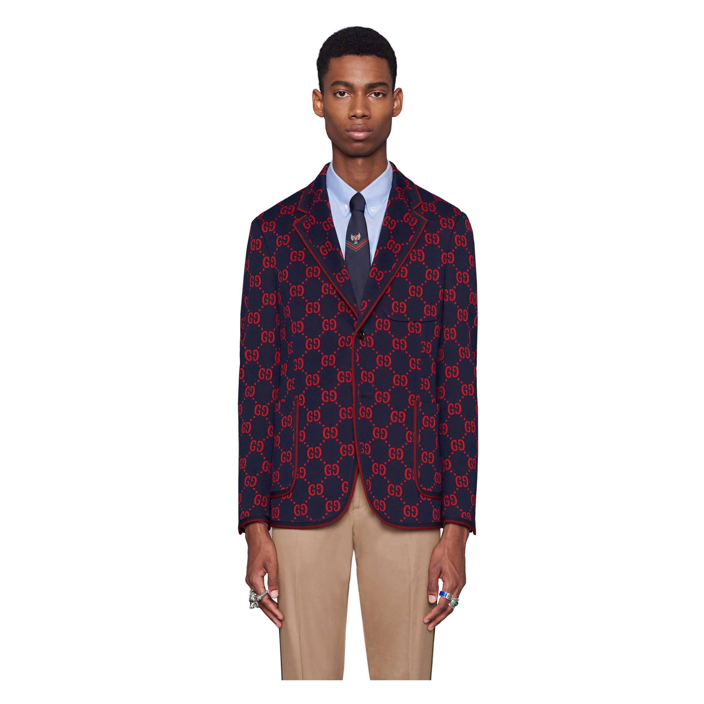 gg jersey formal jacket