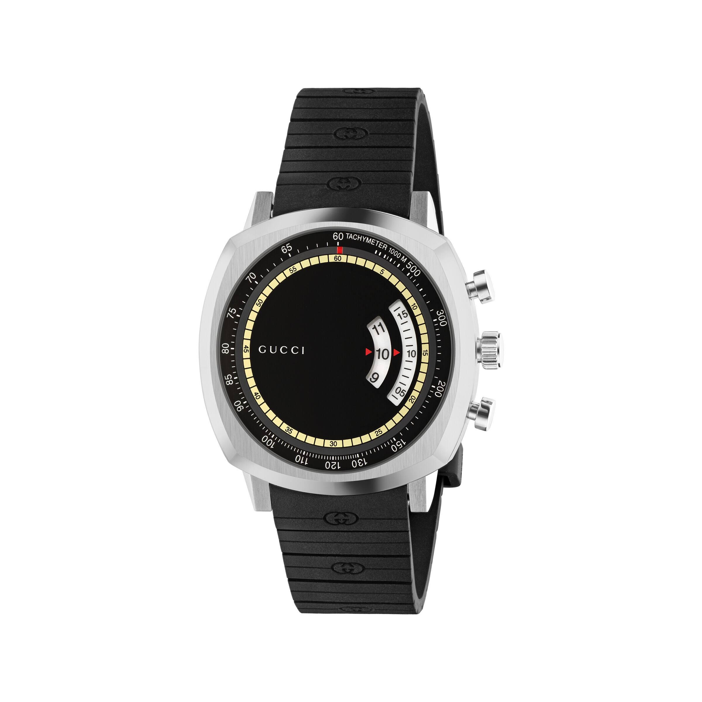 Gucci Ya157301 Grip Stainless Steel And 