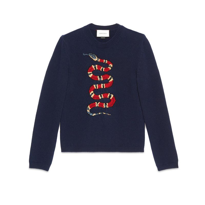 Sweats et pull overs Bleu Gucci pour femme Lyst