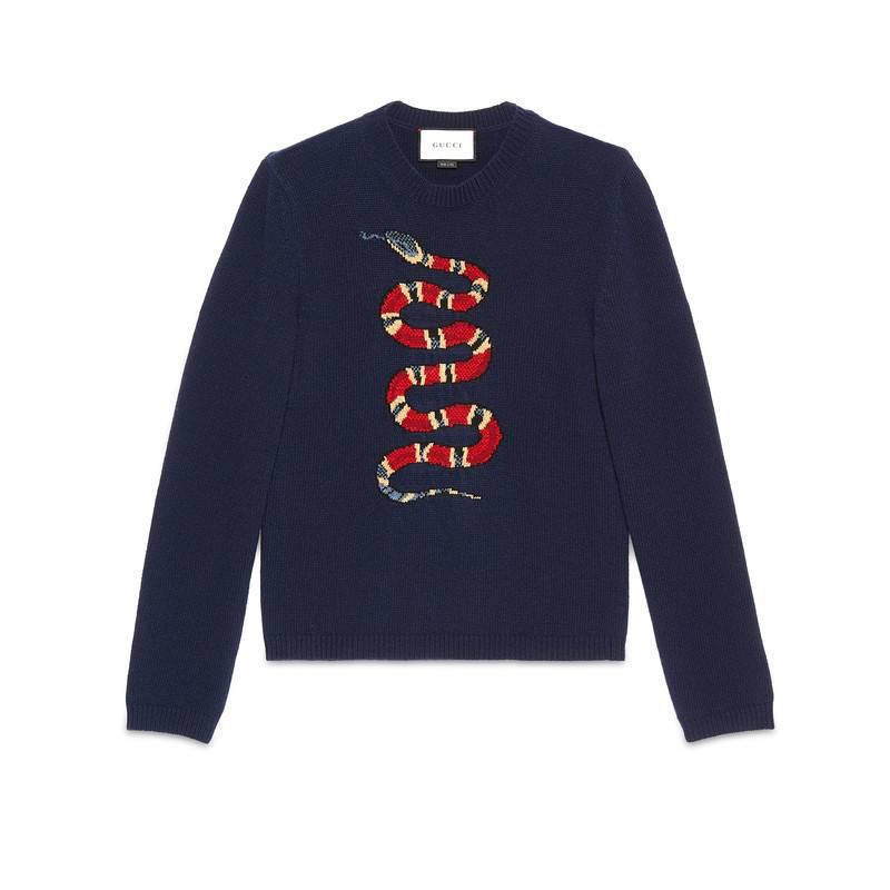 gucci snake jumper