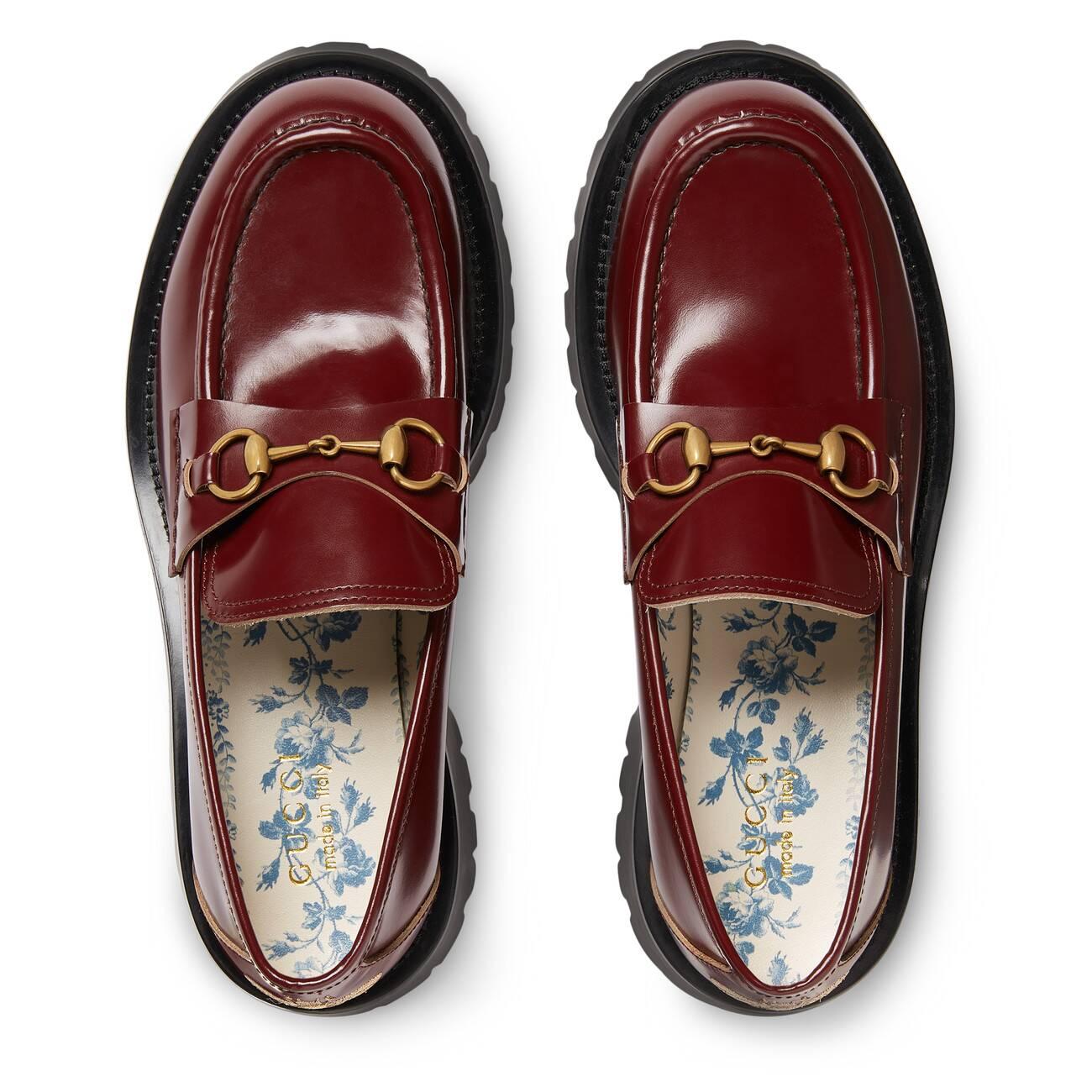 red gucci loafers men's