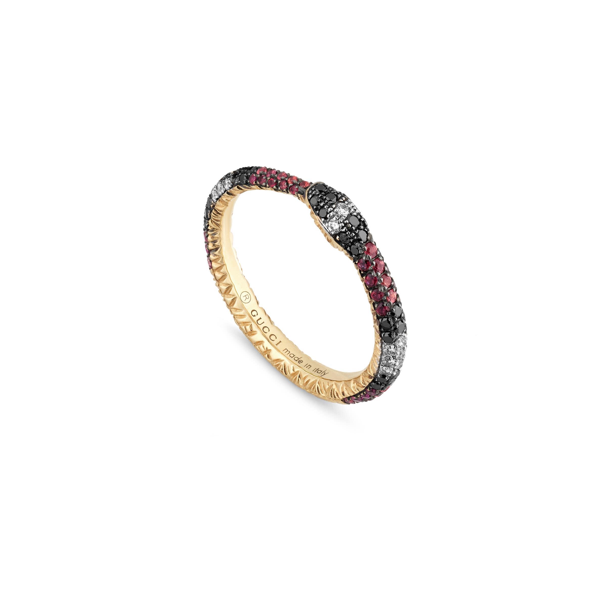 Gucci Ouroboros Ring in Metallic | Lyst