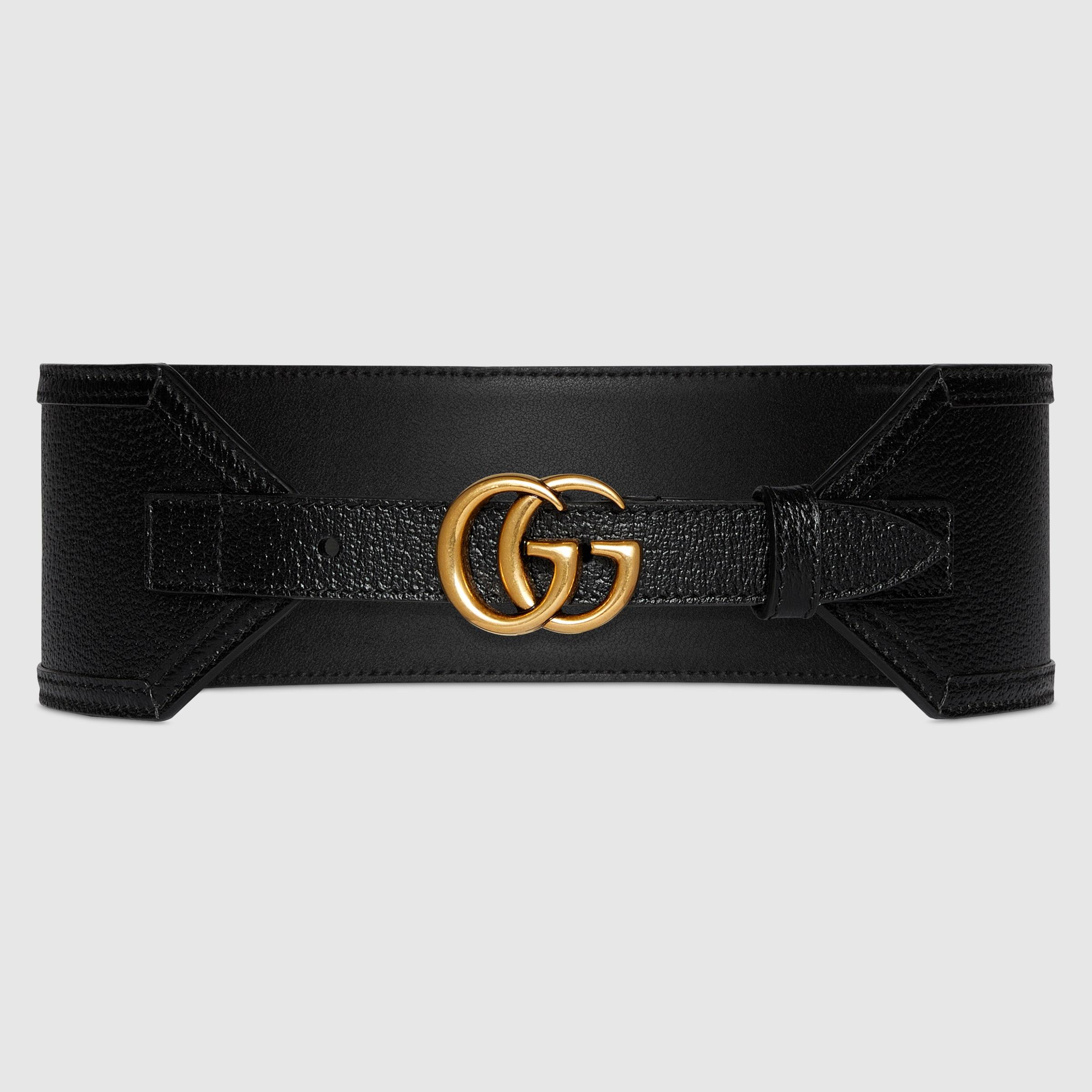 GG Marmont jumbo GG wide belt