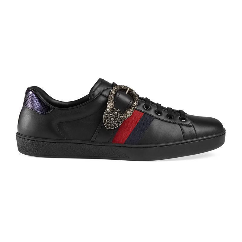 ace sneaker with dionysus buckle